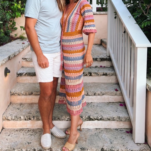 ANNA KOSTUROVA
Farrah Striped Crochet Maxi Dress - Multicoloured NWOT - Picture 5 of 5